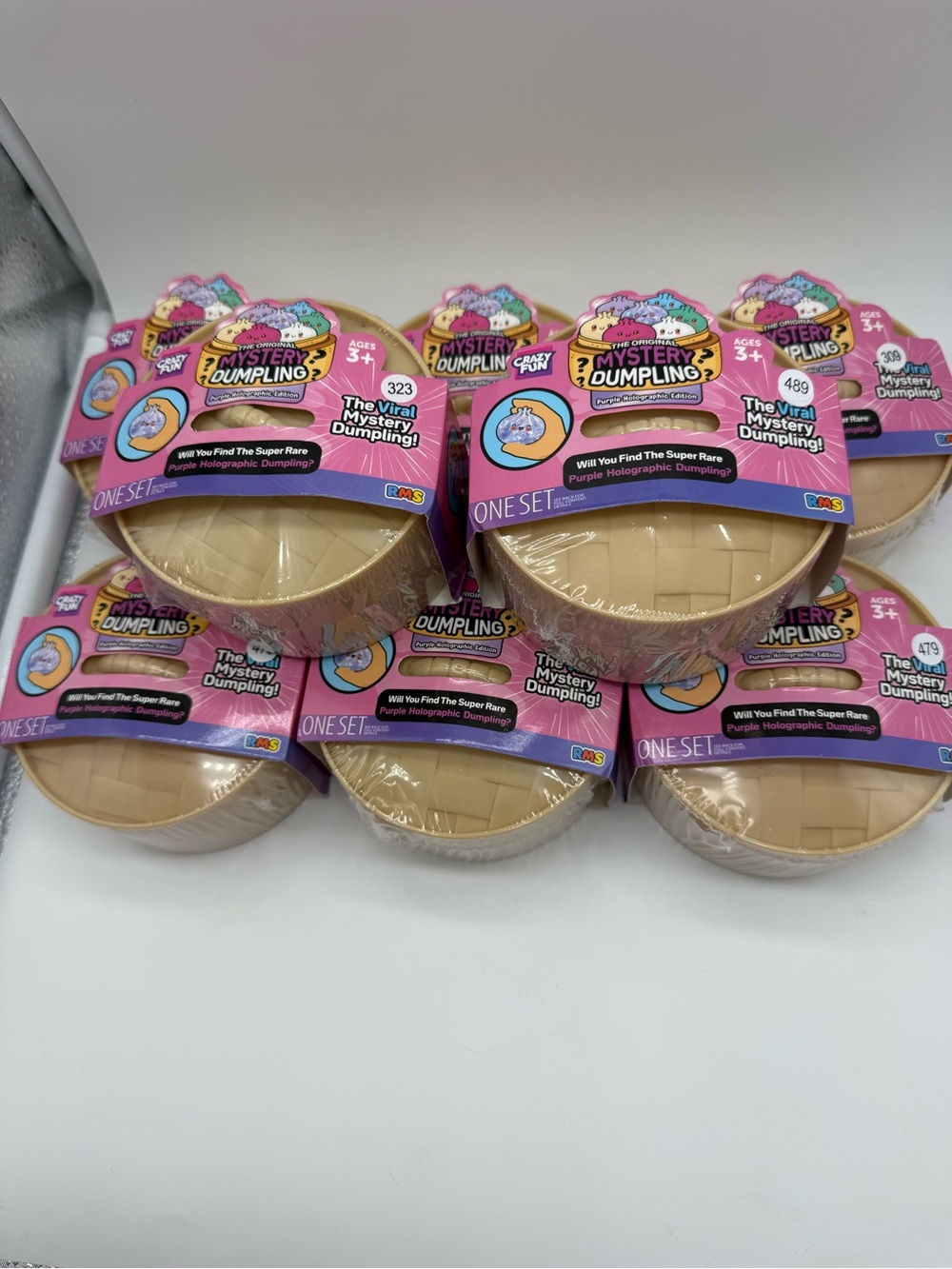 Mystery Dumpling Surprise Toy - Pink/tan Packaging PRICE IS PER DUMPLING